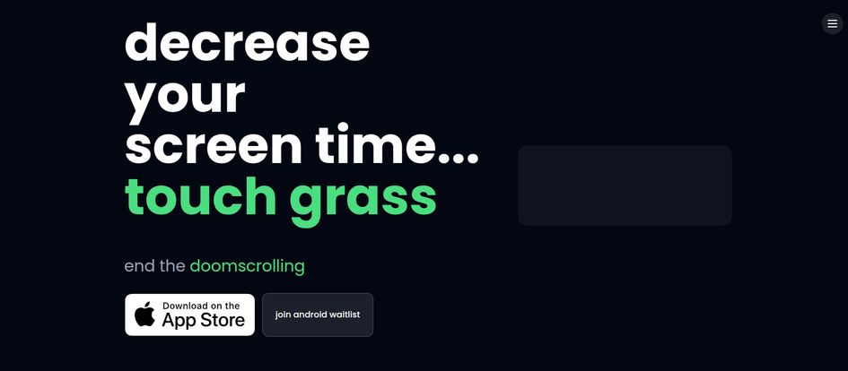 Touch Grass App