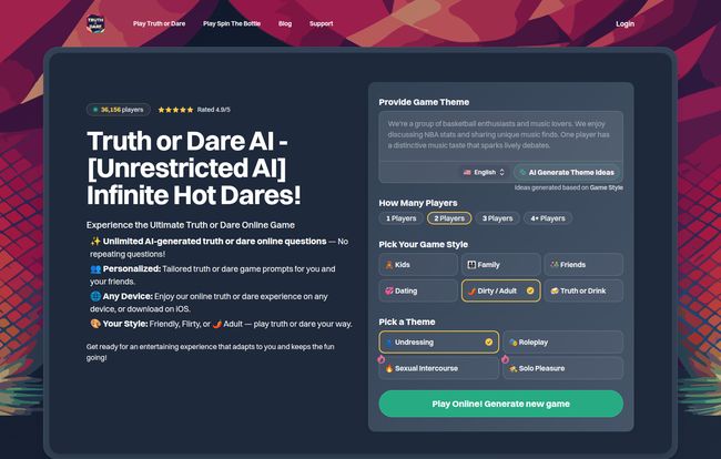 Truth or Dare AI