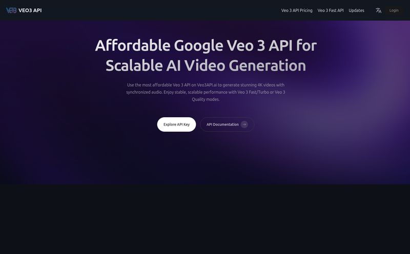 Veo3API.ai: Affordable Veo 3 API with Fast/Turbo & Quality Modes