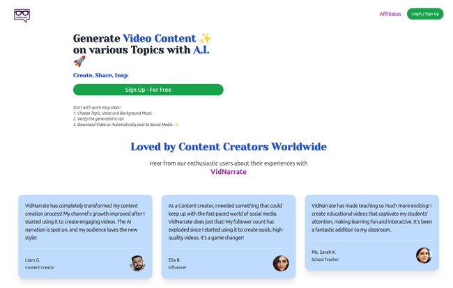 VidNarrate