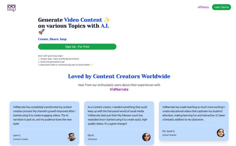 VidNarrate