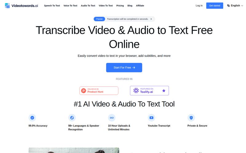 VideoToWords AI