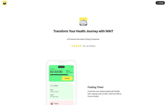 WAIT - AI Weight Loss Fasting