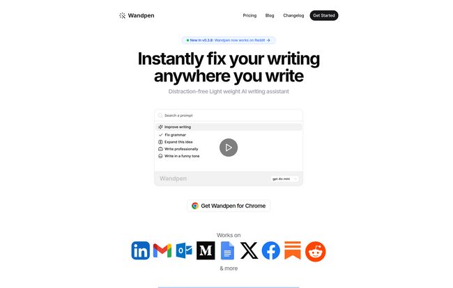Wandpen