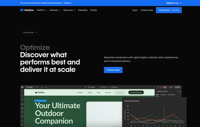 Webflow Optimize