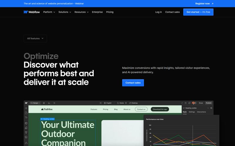 Webflow Optimize