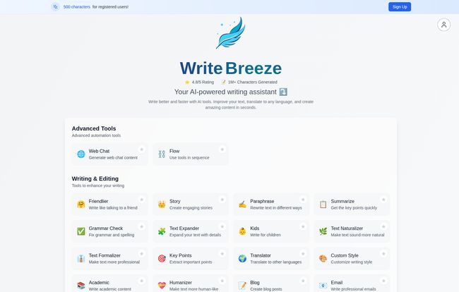Write Breeze