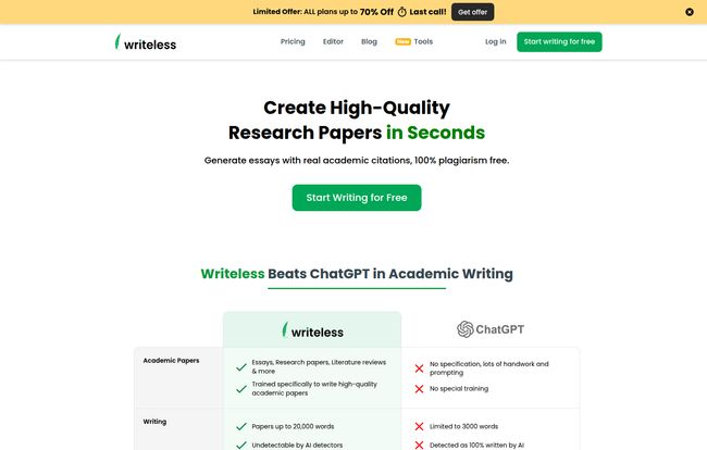 Writeless