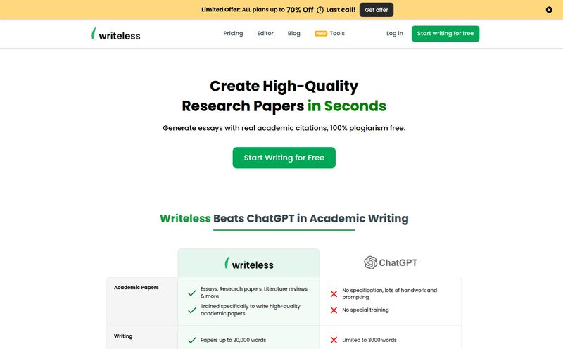 Writeless