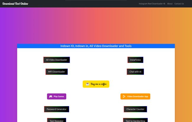 XX Video Downloader All Social - indownio, instafinsta
