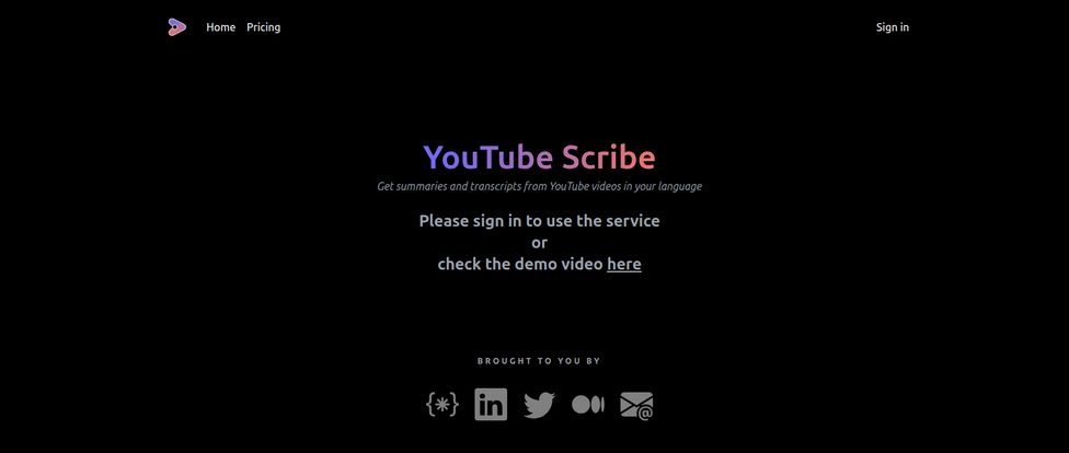 YouTube Scribe