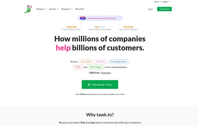 tawk.to Hire Chat Agents