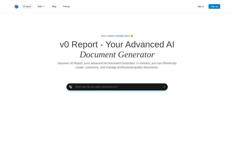 v0 Report