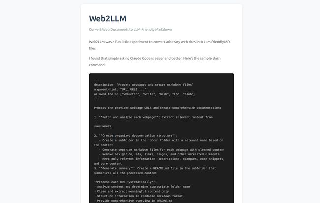 web2llm